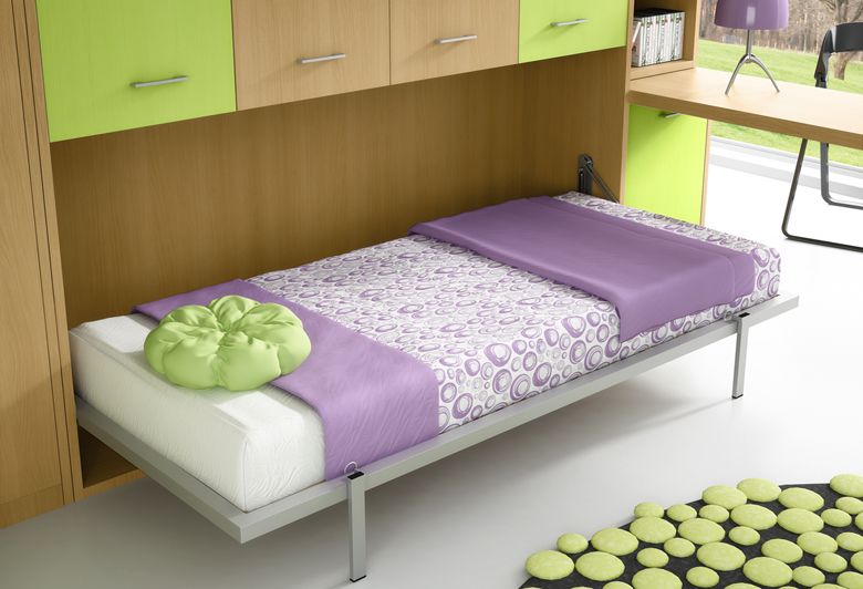 Foto de Promo 03. 25% en Cama abatible y armario superior | Camas