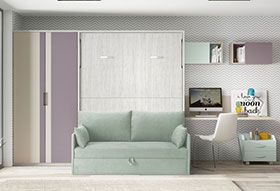 Cama abatible con sofa 16
