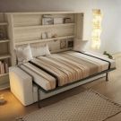 Foto de Cama abatible con sofa 13