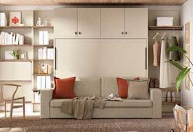Cama abatible con sofa 02